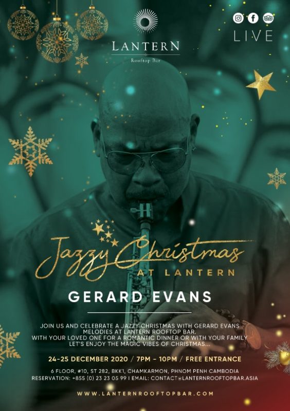Jazzy Christmas with Gerard Evans - 24 & 25 December 2020